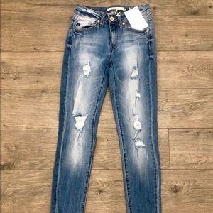 Kan Can Midrise Super Skinny Jeans